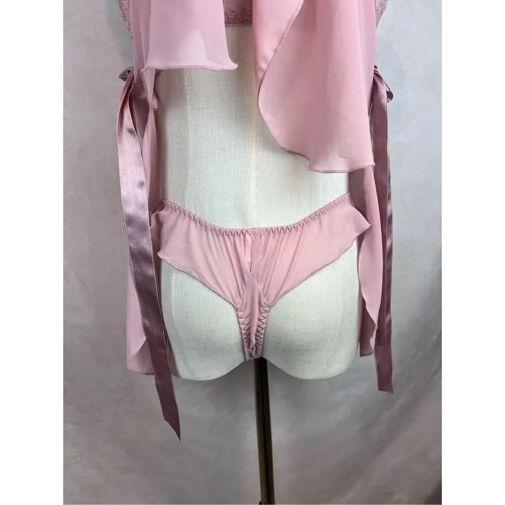 Vintage Y2K Victoria’s Secret Baby Doll Lingerie Set 2pc Panty